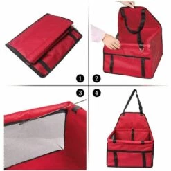 AIDUCHO Siège D'appoint De Voiture Pour Les Chiens Ou Chats, Sac Transport Chien Voiture Housse De Rehausseur En Tissu Oxford étanche Avec Ceinture De Sécurité De Voyage Pour Chinots (Rouge) 9 AIDUCHO Siège D'appoint De Voiture Pour Les Chiens Ou Chats, Sac Transport Chien Voiture Housse De Rehausseur En Tissu Oxford étanche Avec Ceinture De Sécurité De Voyage Pour Chinots (Rouge) -Cage, caisse et transport pour chien Soldes 32752486 5