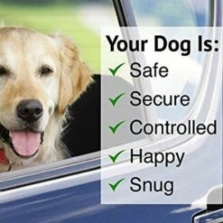 LONGZIMING Ceinture De Sécurité Pour Chien, Ceinture De Sécurité Pour Chien 2 Pièces, Ceinture Pour Chien Réglable Sécurité Maximale Pour Toutes Les Races De Chiens Et Chats -Cage, caisse et transport pour chien Soldes 32846267 4