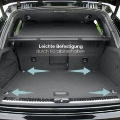 DEVENIRRICHE Filet à Bagages De Voiture, Filet De Coffre En Nylon élastique 110x60cm Filet De Protection Filet De Séparation Multifonction Pour Le Stockage Du Coffre -Cage, caisse et transport pour chien Soldes 33634759 5