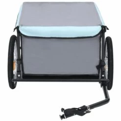 VidaXL Remorque De Bicyclette Noir Et Bleu 65 Kg - Noir -Cage, caisse et transport pour chien Soldes 33783471 3