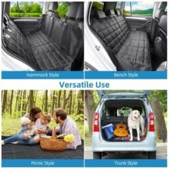THSINDE Housse Voiture Chien, Housse De Siège Pour Chien, Protection De Siège Chien, Taille Universelle, 147cm*137cm, Installation/Nettoyage Facile -Cage, caisse et transport pour chien Soldes 33784380 4