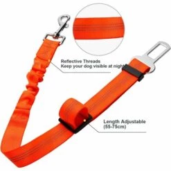 BETTERLIFE Lot De 2 Voiture Ceinture De Securite Pour Chien, Avec Absorption Des Chocs Et Mousqueton Elastique Reglable Pour Chien Harnais De Securite Superieure Pour Tous Les Chiens Et Chats, Orange 7 BETTERLIFE Lot De 2 Voiture Ceinture De Securite Pour Chien, Avec Absorption Des Chocs Et Mousqueton Elastique Reglable Pour Chien Harnais De Securite Superieure Pour Tous Les Chiens Et Chats, Orange -Cage, caisse et transport pour chien Soldes 33878658 3