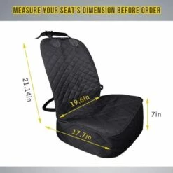 DONTODENT Housse De Siège Avant Pour Chien, Housse De Siège Pour Chien 100% Imperméable, Housse De Siège Avant Pour Chien Antidérapante Et Résistante Aux Rayures, Housse De Siège Avant Lavable Pour Animaux De Compagnie Pour Camions, Voitures Et SUV