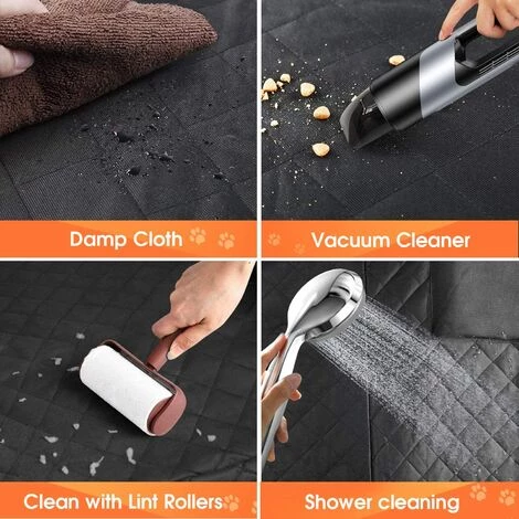 DONTODENT Housse De Siège Pour Chien Pour La Banquette Arrière, Housse De Siège Pour Chien Imperméable Et Résistante Aux Rayures Avec 4 Housses Latérales De Sac Et 2 Ceintures De Sécurité Pour Chien, Protecteurs De Siège Antidérapants Lavables Pour Voitures, Camion 5 DONTODENT Housse De Siège Pour Chien Pour La Banquette Arrière, Housse De Siège Pour Chien Imperméable Et Résistante Aux Rayures Avec 4 Housses Latérales De Sac Et 2 Ceintures De Sécurité Pour Chien, Protecteurs De Siège Antidérapants Lavables Pour Voitures, Camion – Image 5