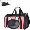 TODECO Sac De Transport Pour Animaux, Sac Pour Chats Et Chiens, 50 X 31 X 29 Cm, Rose, Matériau: Mesh Material, Polyester - Rose