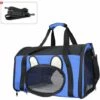 TODECO Sac De Transport Pour Animaux, Sac Pour Chats Et Chiens, 50 X 31 X 29 Cm, Bleu, Matériau: Mesh Material, Polyester - Bleu