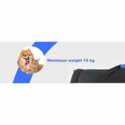 TODECO Sac De Transport Pour Animaux, Sac Pour Chats Et Chiens, 50 X 31 X 29 Cm, Bleu, Matériau: Mesh Material, Polyester - Bleu -Cage, caisse et transport pour chien Soldes 35074848 3