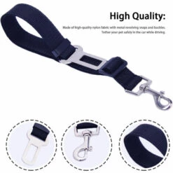 DIYOZZY Ceinture De Traction Réglable Pour Animaux De Compagnie En Tissu De Haute Qualité Avec Corde De Sécurité Pour Chien -Cage, caisse et transport pour chien Soldes 35081113 3