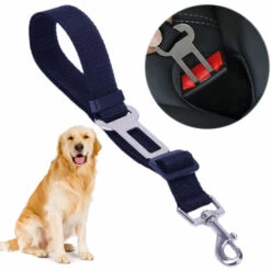 DIYOZZY Ceinture De Traction Réglable Pour Animaux De Compagnie En Tissu De Haute Qualité Avec Corde De Sécurité Pour Chien -Cage, caisse et transport pour chien Soldes 35081113 5