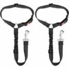 THSINDE Ceinture De Sécurité Pour Chien, 2 Pièces De Ceinture De Sécurité Pour Voiture Pour Animaux De Compagnie Appuie-tête Réglable Ceinture De Sécurité Pour Chiot Ceinture De Sécurité élastique Réfléchissante Connexion élastique à L'élastique Harnais De Voitur