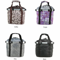 DOCOOLER Panier En Alliage D'aluminium De Vtt Haut De Gamme, Panier De Velo, Sac Avant, Panier A Degagement Rapide, Sac Pour Animaux De Compagnie, Noir - Noir -Cage, caisse et transport pour chien Soldes 35126411 4