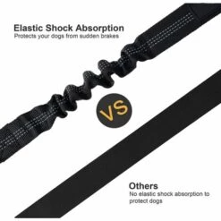 ILoveMilan 2pièces De Ceintures De Sécurité Pour Voiture, Avec Absorption Des Chocs Et élasticité Réglable Pour Chien, Fournitures Pour Animaux De Compagnie Ceintures De Sécurité Pour Chien, Corde De Sécurité Réfléchissante élastique (Vert) -Cage, caisse et transport pour chien Soldes 35464242 5