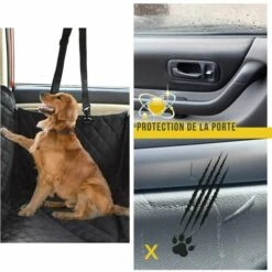 BETTERLIFE Housse Voiture Chien Imperméable Housses De Siège D'auto Pour Chien, Couverture Protection Voiture Chien Antidérapant Résistant Aux Rayures Avec Fenêtre De Visualisation Pour Voitures VUS 7 BETTERLIFE Housse Voiture Chien Imperméable Housses De Siège D'auto Pour Chien, Couverture Protection Voiture Chien Antidérapant Résistant Aux Rayures Avec Fenêtre De Visualisation Pour Voitures VUS -Cage, caisse et transport pour chien Soldes 36878890 3