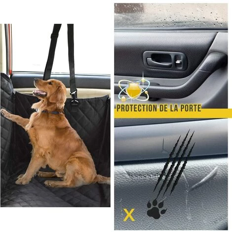BETTERLIFE Housse Voiture Chien Imperméable Housses De Siège D'auto Pour Chien, Couverture Protection Voiture Chien Antidérapant Résistant Aux Rayures Avec Fenêtre De Visualisation Pour Voitures VUS 3 BETTERLIFE Housse Voiture Chien Imperméable Housses De Siège D'auto Pour Chien, Couverture Protection Voiture Chien Antidérapant Résistant Aux Rayures Avec Fenêtre De Visualisation Pour Voitures VUS – Image 3