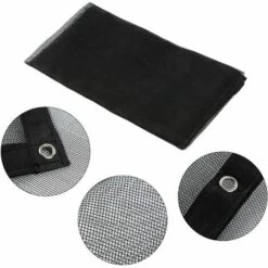 BETTERLIFE Filet Pour Voiture Pour Animaux Portable Filet De Protection Voiture Séparation Pour Chien Chat Filet Avec Crochets Et Cordes Grille De Séparation Universelle Pour Voiture 115cm*62cm -Cage, caisse et transport pour chien Soldes 36878895 3