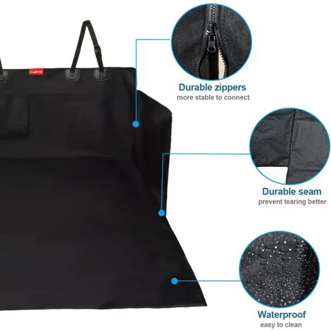 BETTERLIFE Protection Coffre Voiture Chien, Imperméable Et Antidérapant Housse Voiture Chien Avec Protection Latérale 185 X 105 Cm Convient à La Plupart Des SUV Et Fourgonnettes 3 BETTERLIFE Protection Coffre Voiture Chien, Imperméable Et Antidérapant Housse Voiture Chien Avec Protection Latérale 185 X 105 Cm Convient à La Plupart Des SUV Et Fourgonnettes – Image 3