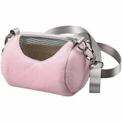 BETTERLIFE Sac De Transport Pour Hamster Portable Cylindre Le Sac D'ExtéRieur Chaud Avec RéGlable La BandoulièRe Simple