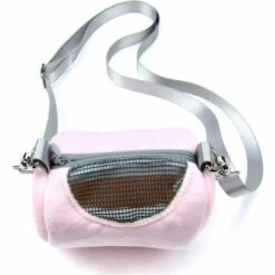 BETTERLIFE Sac De Transport Pour Hamster Portable Cylindre Le Sac D'ExtéRieur Chaud Avec RéGlable La BandoulièRe Simple -Cage, caisse et transport pour chien Soldes 36878913 3