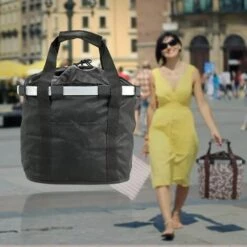 BETTERLIFE Panier De Vélo Avant Pliant,Paniers Vélo Pour Chien,Amovible Vélo Guidon Panier,Porte-Chien Chat Pour Bicyclette,Cycle Avant Toile Panier Transporteur,Facile à Installer,pour Cyclistes -Cage, caisse et transport pour chien Soldes 36878919 4