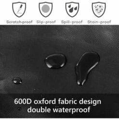 Kueatily Tapis De Coffre De Voiture Universel étanche Avec Rabat Pare-chocs, Compatible Avec Voitures, 4x4, Breaks, Camions, Hayon, SUV (long, Noir) -Cage, caisse et transport pour chien Soldes 36879472 3