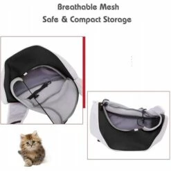 ILOVEMILAN Harnais Pour Chien, Sac Suspendu à L'avant, Sac à Main Pour Chat Et Chiot, Voyage En Filet Respirant, Convient Aux Sacs à Bandoulière Pour Chien De Compagnie De Petite Et Moyenne Taille (camouflage Noir Et Gris, S) -Cage, caisse et transport pour chien Soldes 37089791 3