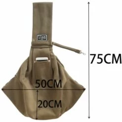 ILOVEMILAN Sac De Transport Pour Chat/Chien, Single-épaule Sling Sac De Transport Pour Chien Et Chat Animaux De Compagnie Sling Sac Transporteur Titulaire Avec Poche Pour Téléphone Portable Noir -Cage, caisse et transport pour chien Soldes 37339120 5