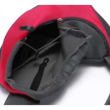 ILOVEMILAN Sac Messager Pour Animal De Compagnie, Sac De Transport Pour Animaux De Compagnie, Sac à Bandoulière En Filet Respirant Pour Petits Animaux De Compagnie, Sac De Mains Libres Pour Chat Et Chien Pour Voyager Rouge 5 ILOVEMILAN Sac Messager Pour Animal De Compagnie, Sac De Transport Pour Animaux De Compagnie, Sac à Bandoulière En Filet Respirant Pour Petits Animaux De Compagnie, Sac De Mains Libres Pour Chat Et Chien Pour Voyager Rouge – Image 5