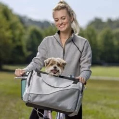 SOLVIT Panier De Vélo Pour Chiens Gris - Gris