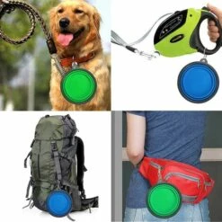 BETTERLIFE Lot De4Bols Pliables Pour Chien, Bol En Silicone D'eau Pour Chien De Voyage Portable Pour Chiot Chat Petit Et Moyen -Cage, caisse et transport pour chien Soldes 37660154 4
