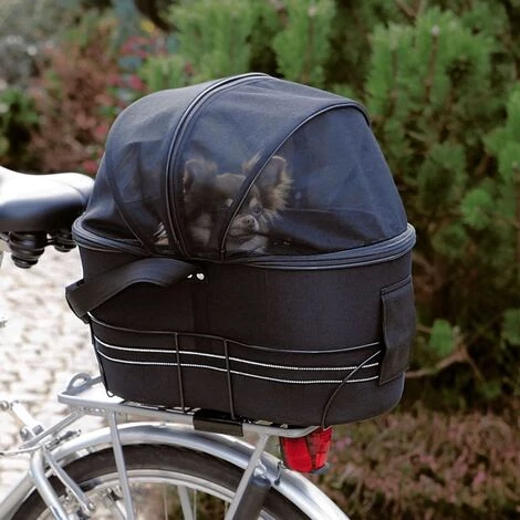 TRIXIE Panier De Vélo Pour Chiens 29 X 42 X 48 Cm Noir 13118 - Noir 3 TRIXIE Panier De Vélo Pour Chiens 29 X 42 X 48 Cm Noir 13118 - Noir – Image 3