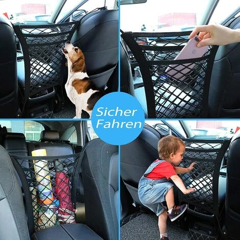 Filet De Coffre Filet De Voiture , Filet Universel Avec Fermeture Velcro Filet De Coffre De Siège Auto Organisateur De Filet De Coffre Pour Filet De Coffre Universel Pour Voiture / SUV En Nylon (2X B) GrooFoo 3 Filet De Coffre Filet De Voiture , Filet Universel Avec Fermeture Velcro Filet De Coffre De Siège Auto Organisateur De Filet De Coffre Pour Filet De Coffre Universel Pour Voiture / SUV En Nylon (2X B) GrooFoo – Image 3