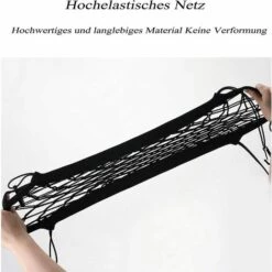 Filet De Coffre Filet De Voiture ， Filet Universel Avec Fermeture Velcro Filet De Coffre De Siège De Voiture Organisateur De Filet De Coffre Pour Filet De Coffre Universel Pour Voiture / SUV En Nylon (B) GrooFoo -Cage, caisse et transport pour chien Soldes 38228155 5