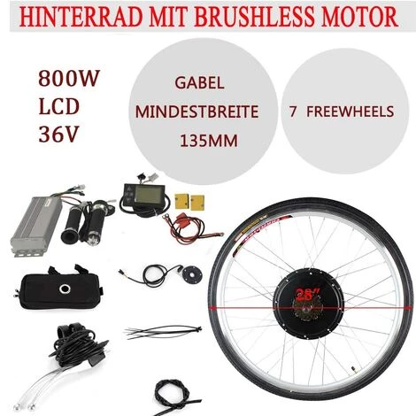 SENDERPICK Kit De Conversion Pour Vélo électrique LCD 36 V 800 W 28" 2 SENDERPICK Kit De Conversion Pour Vélo électrique LCD 36 V 800 W 28" – Image 2