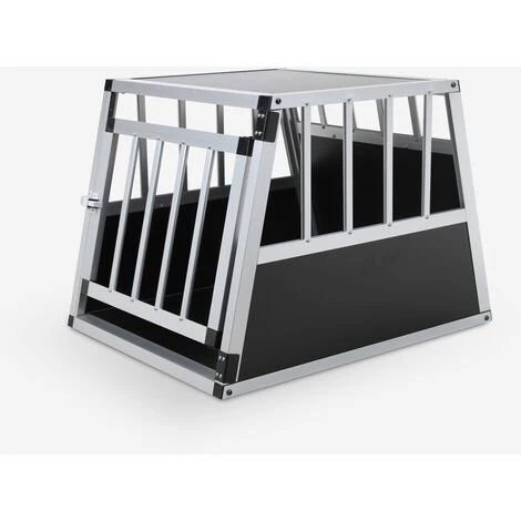 BELLA PET Box De Transport Rigide En Aluminium Pour Chiens 54x69x50cm Skaut M 1 BELLA PET Box De Transport Rigide En Aluminium Pour Chiens 54x69x50cm Skaut M
