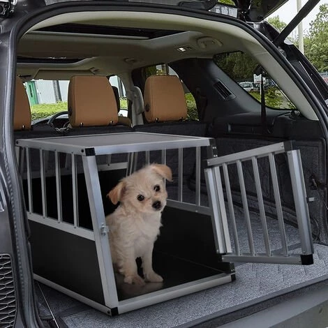 BELLA PET Box De Transport Rigide En Aluminium Pour Chiens 54x69x50cm Skaut M 2 BELLA PET Box De Transport Rigide En Aluminium Pour Chiens 54x69x50cm Skaut M – Image 2