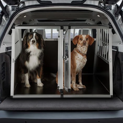 BELLA PET Box De Transport Rigide Double Pour Chien En Aluminium 104x91x71cm Skaut XL 2 BELLA PET Box De Transport Rigide Double Pour Chien En Aluminium 104x91x71cm Skaut XL – Image 2