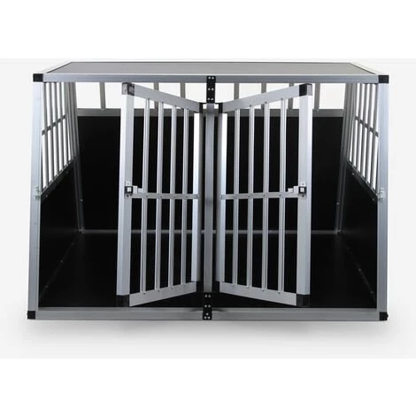 BELLA PET Box De Transport Rigide Double Pour Chien En Aluminium 104x91x71cm Skaut XL 5 BELLA PET Box De Transport Rigide Double Pour Chien En Aluminium 104x91x71cm Skaut XL – Image 5