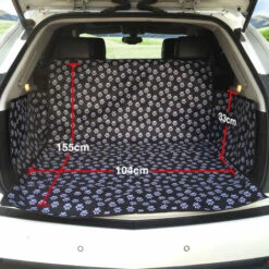 AUGIENB Chien Chat Voiture Arrière Housse De Siège 100% étanche Voiture Housse De Siège Pour Animaux De Compagnie Couverture étanche Coussin Protecteur Oxford Hamac -Cage, caisse et transport pour chien Soldes 39440502 4