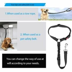 ECHOO Ceinture De Sécurité Pour Chien, Ceinture De Sécurité 2 En 1, Ceinture De Sécurité Pour Chien Réglable Pour Voiture, Ceinture De Sécurité Pour Chien Avec Amortissement élastique Pour Toutes Les Races De Chiens, Chats, (noir) 8 ECHOO Ceinture De Sécurité Pour Chien, Ceinture De Sécurité 2 En 1, Ceinture De Sécurité Pour Chien Réglable Pour Voiture, Ceinture De Sécurité Pour Chien Avec Amortissement élastique Pour Toutes Les Races De Chiens, Chats, (noir) -Cage, caisse et transport pour chien Soldes 39606180 4
