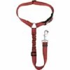 ECHOO Ceinture De Sécurité Pour Chien, Ceinture De Sécurité 2 En 1 Pour Chiens, Ceinture De Chien Réglable Pour Voitures, Ceinture De Sécurité Pour Chien Avec Amortissement élastique Pour Toutes Les Races De Chiens, Chats, Voitures (rouge)