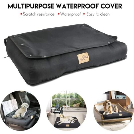 BINGO PAW Panier Chien Chat Voiture 3 En 1 Siège Auto Chien Voiture Etanche Déhoussable Pour Siège De Voiture - 56x43x10cm 2 BINGO PAW Panier Chien Chat Voiture 3 En 1 Siège Auto Chien Voiture Etanche Déhoussable Pour Siège De Voiture - 56x43x10cm – Image 2