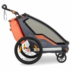 Remorque à Vélo Sport Cruiser Fuxtec Convertible 2 En 1 Aluminium Pour 1 Ou 2 Enfants Poussette Pliable 7 Remorque à Vélo Sport Cruiser Fuxtec Convertible 2 En 1 Aluminium Pour 1 Ou 2 Enfants Poussette Pliable -Cage, caisse et transport pour chien Soldes 39641158 3