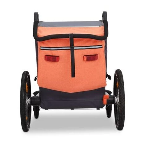 Remorque à Vélo Sport Cruiser Fuxtec Convertible 2 En 1 Aluminium Pour 1 Ou 2 Enfants Poussette Pliable 5 Remorque à Vélo Sport Cruiser Fuxtec Convertible 2 En 1 Aluminium Pour 1 Ou 2 Enfants Poussette Pliable – Image 5