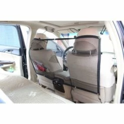 THSINDE Filet D'isolation Et De Protection Pour Voiture, Animal De Compagnie, Chien, Barrière, Filet, Voiture, 112*62 Cm, Noir