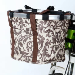 THSINDE Velo Panier Pliable Velo Guidon Panier Degagement Rapide Velo Chien Chat Sac De Transport, Rouge -Cage, caisse et transport pour chien Soldes 40296132 3