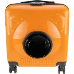 PrimeMatik - Valise De Transport Des Animaux De Compagnie En Plastique Rigide Orange -Cage, caisse et transport pour chien Soldes 40439569 4