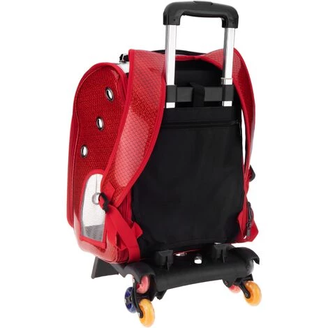 PrimeMatik - Sac à Dos à Roulettes Pour Le Transport D'animaux Domestiques, De Chats Et De Chiens 5 PrimeMatik - Sac à Dos à Roulettes Pour Le Transport D'animaux Domestiques, De Chats Et De Chiens – Image 5