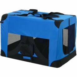 [pro.tec] Cage De Transport Pour Chien Box De Transport Pour Chien Chenil Polyester Pliant Bleu Taille XXL -Cage, caisse et transport pour chien Soldes 4064809 3