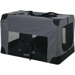 [pro.tec] Cage De Transport Pour Chien Box De Transport Pour Chien Chenil Polyester Pliant Gris Taille XL -Cage, caisse et transport pour chien Soldes 4064815 3