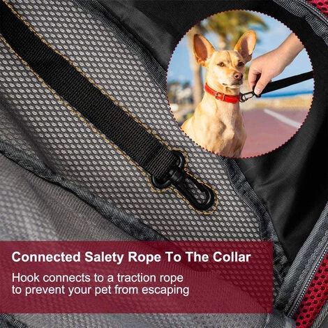 LONGZIMING Pet Sling Carrier, Petit Chien Chat Sling Sac De Transport Pour Animaux De Compagnie Sûr Réversible Confortable Lavable En Machine Poche Réglable Simple Épaule, S, Bleu Clair 4 LONGZIMING Pet Sling Carrier, Petit Chien Chat Sling Sac De Transport Pour Animaux De Compagnie Sûr Réversible Confortable Lavable En Machine Poche Réglable Simple Épaule, S, Bleu Clair – Image 4